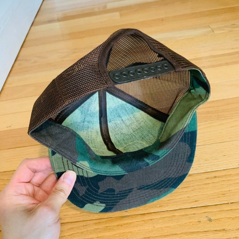 COPY - Vintage 80s CAT DIESEL POWER Snapback Mesh Hat - Picture 3 of 9